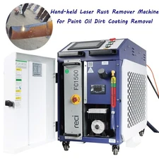 220V Hand-held Laser Rust Remover Machine for Paint, Oil, Dirt, Coating Removal