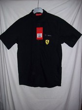 Chemise Homme FERRARI Taille XS Couleur Noir neuf avec étiquette