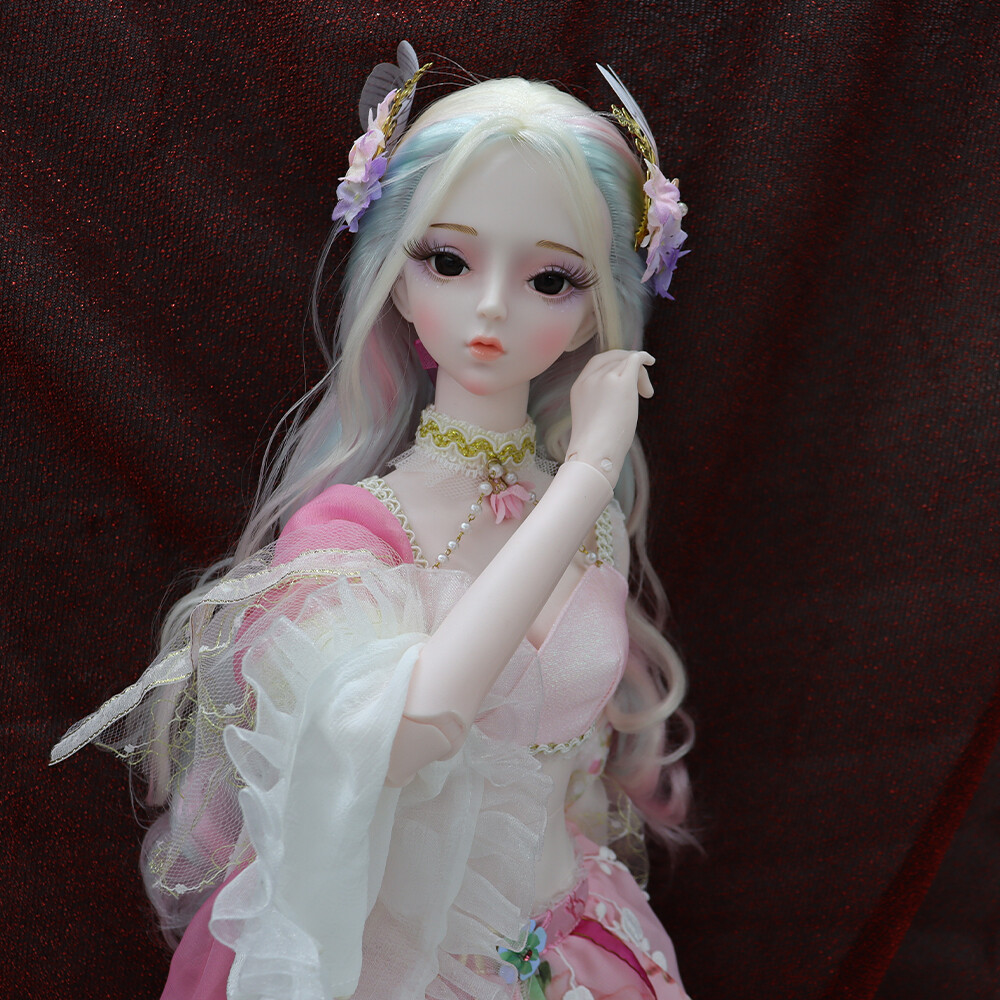 ピョル(⁎ᴗ͈ˬᴗ͈⁎) Full Set BJD Doll 1/3 Ball Jointed Dolls 60cm Girl Princess Dress