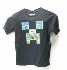 Image of 🎮 Minecraft Youth M(8) T-Shirt - Jinx Creeper Face - Cool Kids Gaming Tee! 🔥
