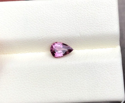 BURMES SPINEL PINK COLOR PEAR SHAPE CUT GEMSTONE FOR JEWELRY, 0.80 CRT