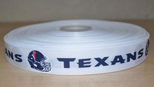 5 Yards of Houston Texans Grosgrain Ribbon-7/8 inch