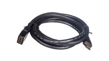 HDMI Extension Cable 1.4 Eth. Gold HDMI A/HDMI A, M/F Black 2m AK-330201