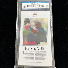 Tony Gwynn San Diego Padres 2001 Union Tribune Classic Cover Card #2 w/Stand