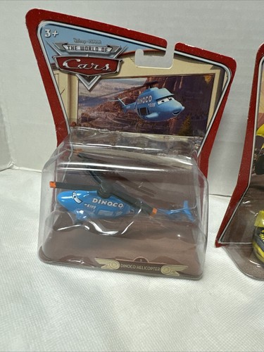 Pixar World Of Cars Movie Pit Crew Membro Guido/Dinoco Elicottero/Dexter Hoover - Foto 4 di 4