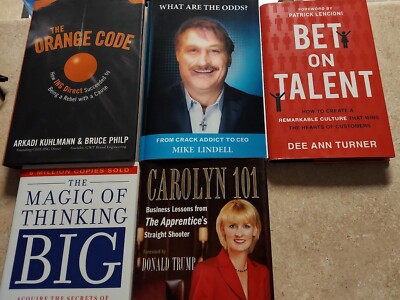 BUSINESS BOOK LOT magic Of Thinking Big Bet On Talent CAROLYN 101