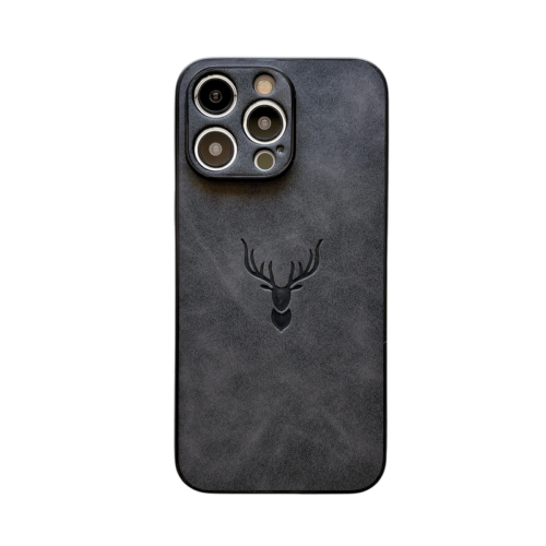 For iPhone 15 14 13 12 Pro Max 11 Leather Deer Soft Shockproof Phone Case Cover - Photo 1 sur 18