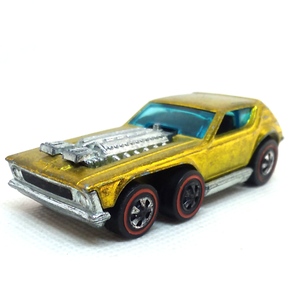Hot Wheels Redline Open Fire Car 1971 Gold Made In Hong Kong | eBay