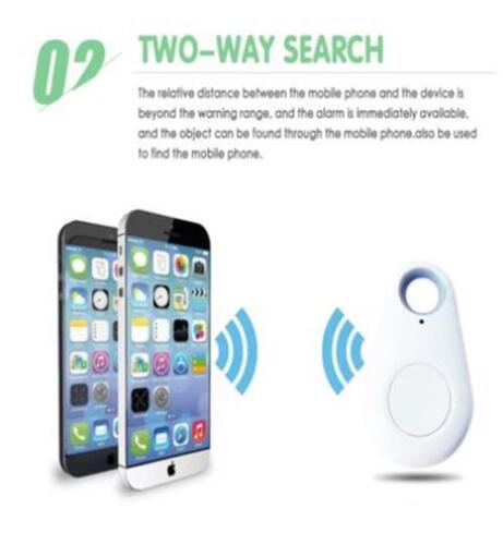 Schlüsselfinder Haustier Koffer finden GPS Locator Bluetooth 4.0 Anti Lost Blau - Bild 6 von 7