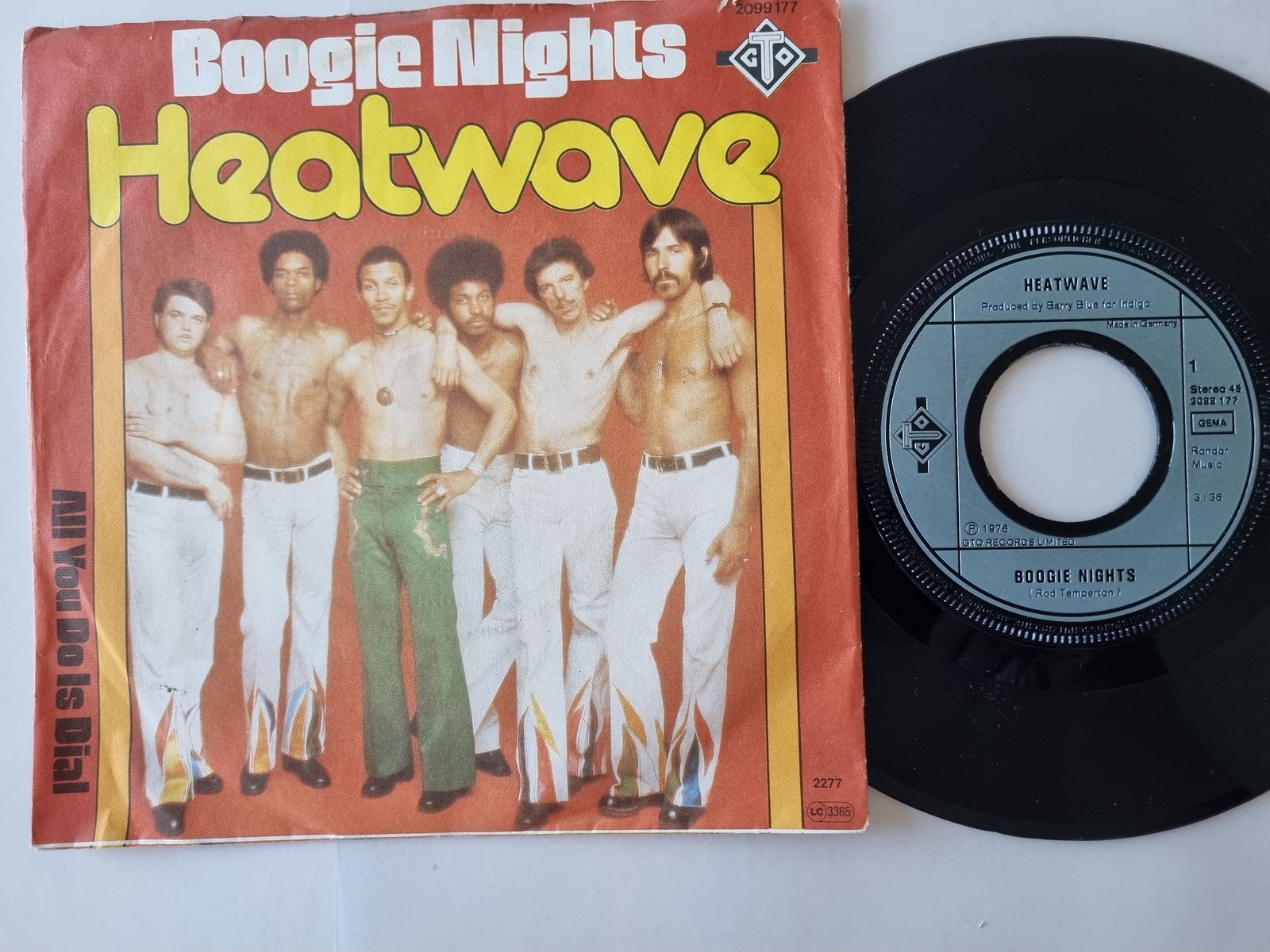 Heatwave - Boogie nights 7'' Vinyl Germany