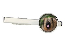 Briard. Tie clip for dog lovers. Photo jewellery. Handmade UK