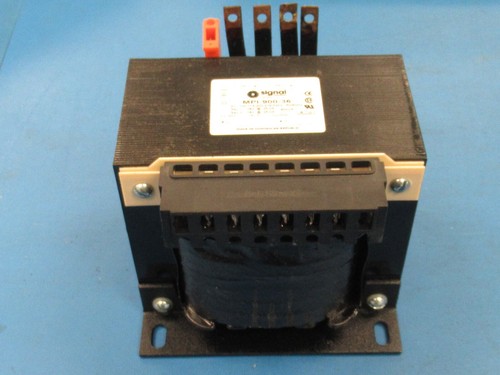 (1) MPI-900-36 SIGNAL TRANSFORMER 100-230V PRIMARY 18V PAR. 36V SER. SECONDARY