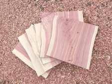 eastern red cedar live edge boards project pack of 5 planed smooth