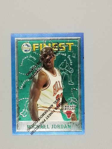1995-96 Topps Finest #229 Michael Jordan w/Coating Chicago Bulls HOF
