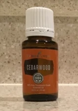 Brand New and Sealed Young Living Cedarwood 15 ml Essential Oil