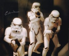 CHRIS BUNN signed Autogramm 20x25cm STAR WARS in Person autograph COA