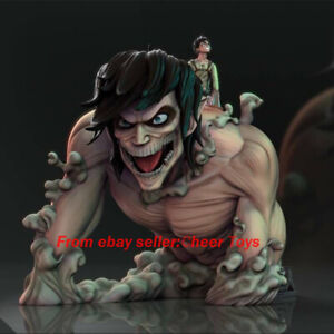 attack on titan resin statue