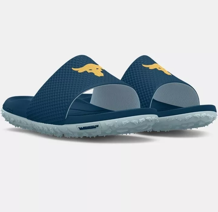 Under Armour Project Rock Slides Sandal Mens's Sz US 10 Michelin