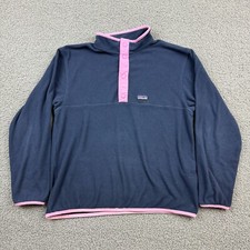 Patagonia Mirco D Sweater Girls XL Blue Synnchilla Snap-T Pullover Fleece 65375