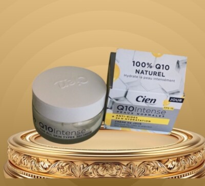 HUNDERE ANTI-FALTEN TAGESCREME GESICHTSPFLEGE Q10 INTENSIV 50 ML x 2