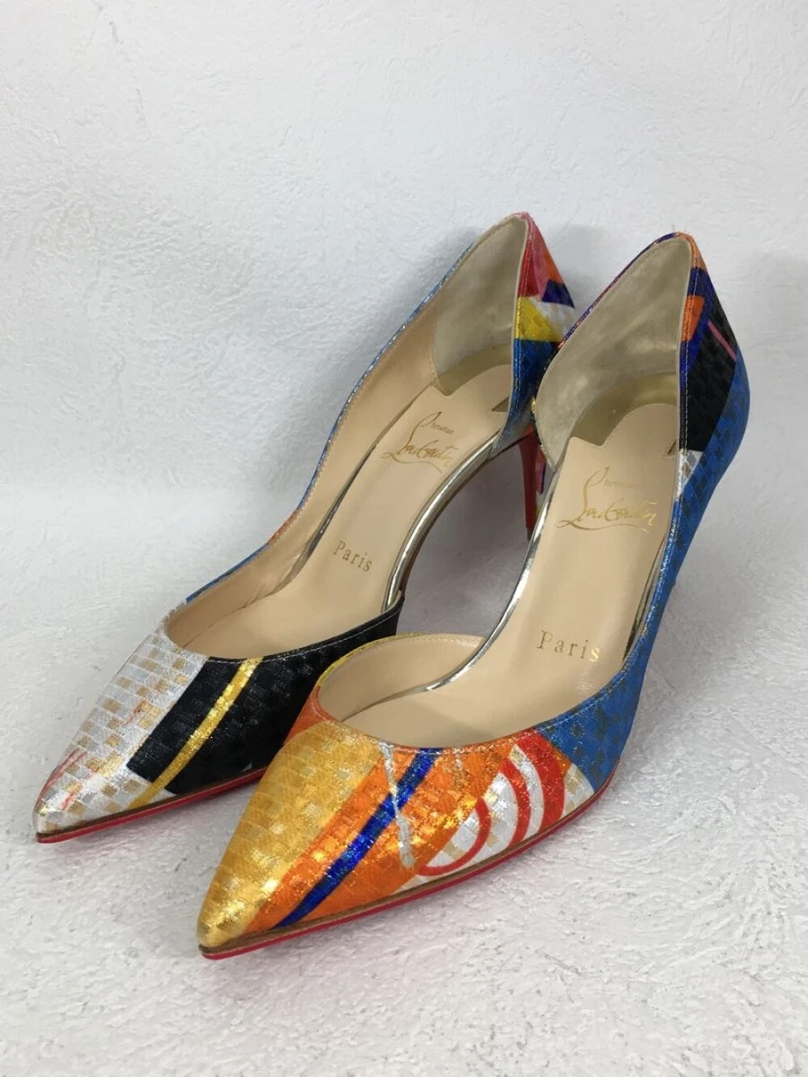 Christian Louboutin pumps size 36.5 multicolor nylon Italy Heels