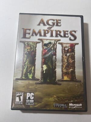 Age of Empires III Game Windows PC, Complete 3 Discs 2 Manuals Product Key