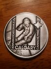 1988 Calgary Olympics Ski .999 Silver 1 oz. Coin in Box