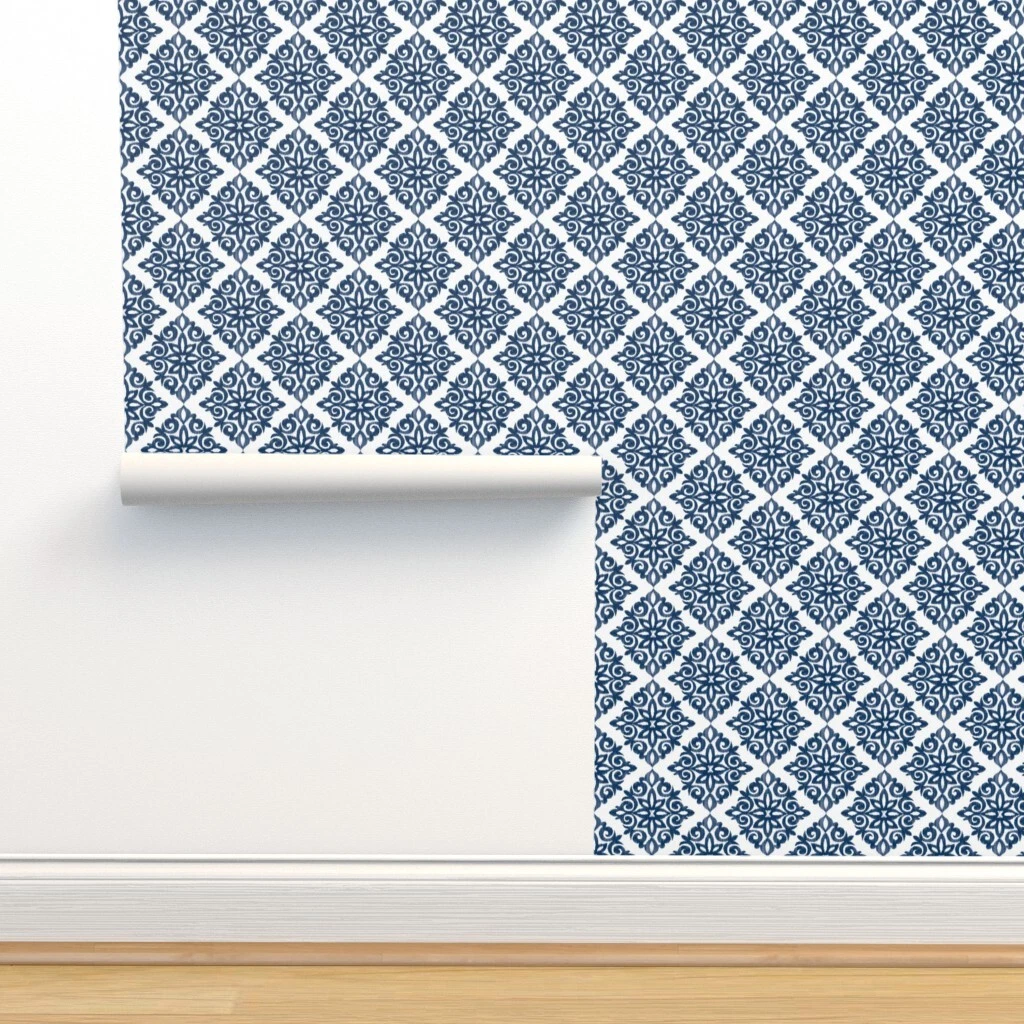 Aggregate 170+ navy geometric wallpaper super hot noithatsi.vn