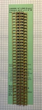 10" Long Laser Cut Ladder (6 pieces) for O Scale / 1/4" = 1'-0" Scale Diorama