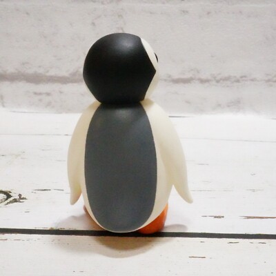 Vintage Bandai Pingu Family Figure Set w/ Box Japan 3.1in