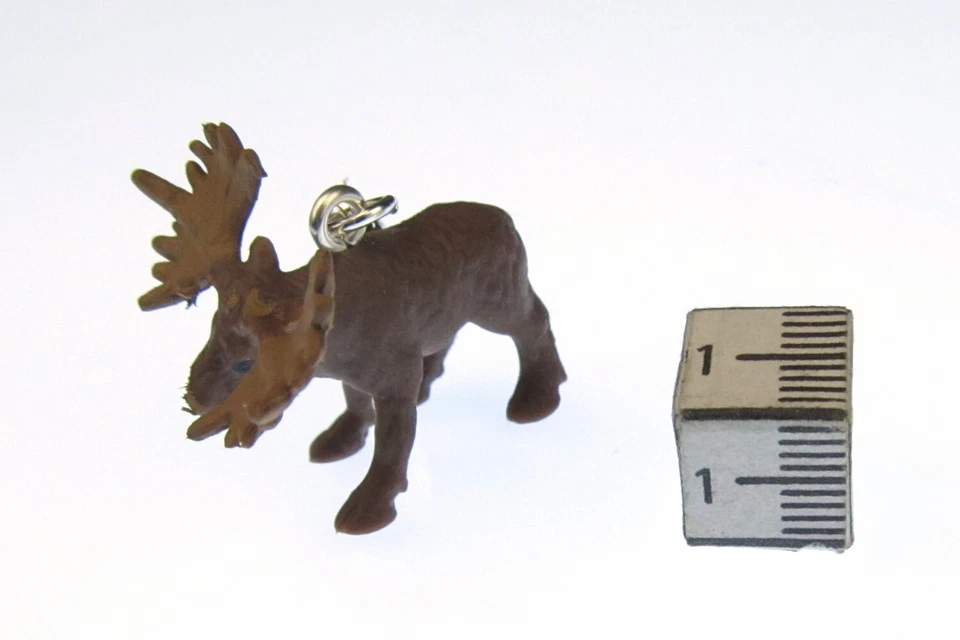 Elch Charm Zipper Pull Anhänger Bettelanhänger Rentier Moose Miniblings Norwegen - Bild 4 von 4