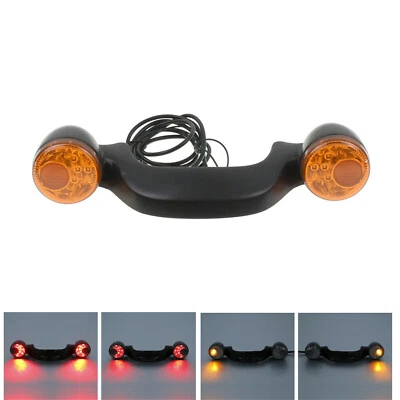 Mat LED Barre de feu arrière Bullet Clignotant feux de stop Pour Harley Touring - Photo 1/4