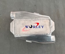 Universal Aluminium Air Water Liquid Intercooler Chargecooler 180 Inlet Outlet