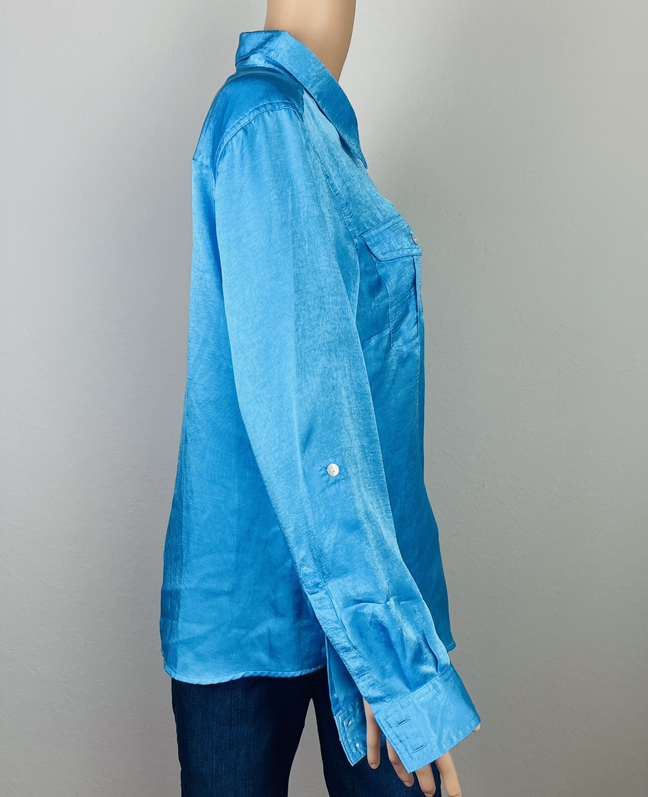 Ruby Rd Women’s Long Sleeve Button Down Collared … - image 4