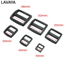 10pcs Plastic Curve Tri-Glide Slider Adjustable Belt Buckle Package Accessories