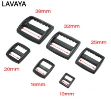 10pcs Plastic Curve Tri-Glide Slider Adjustable Belt Buckle Package Accessories