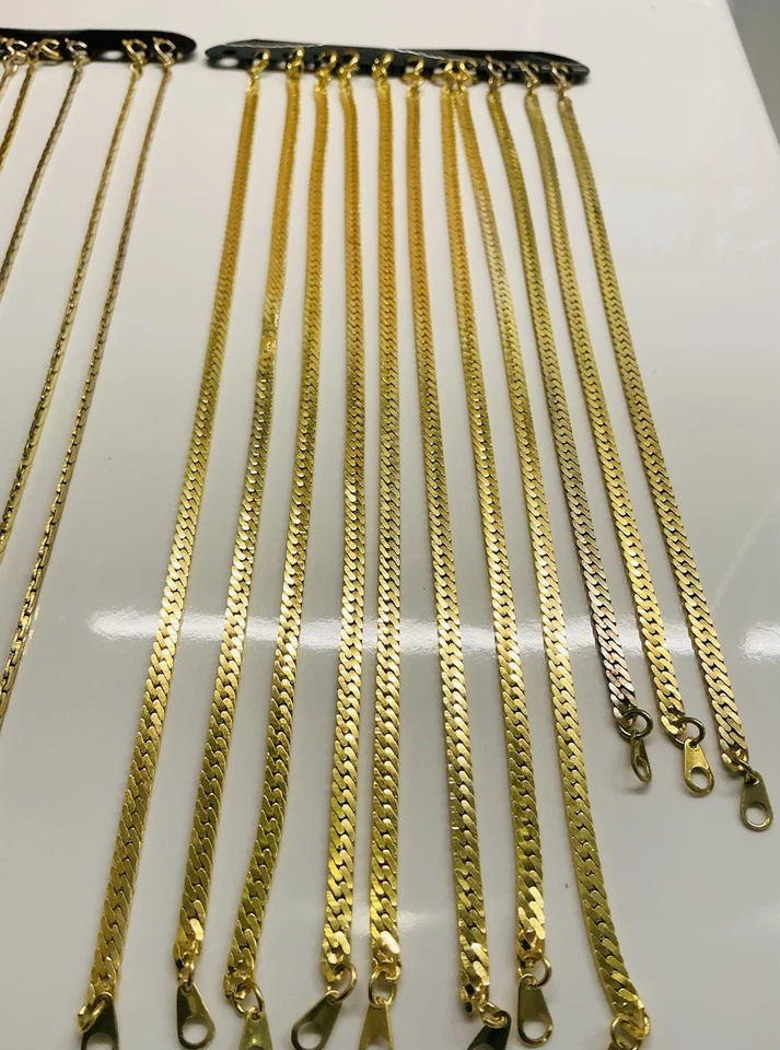 Konvolut 11 Ketten 20 Armbänder Armband Kette Halskette Damen/Herren vergoldet - Bild 4 von 4