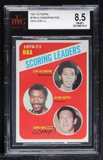 1971 Topps League Leaders Kareem Abdul-Jabbar Elvin Hayes #138 BVG 8.5 HOF 0q3