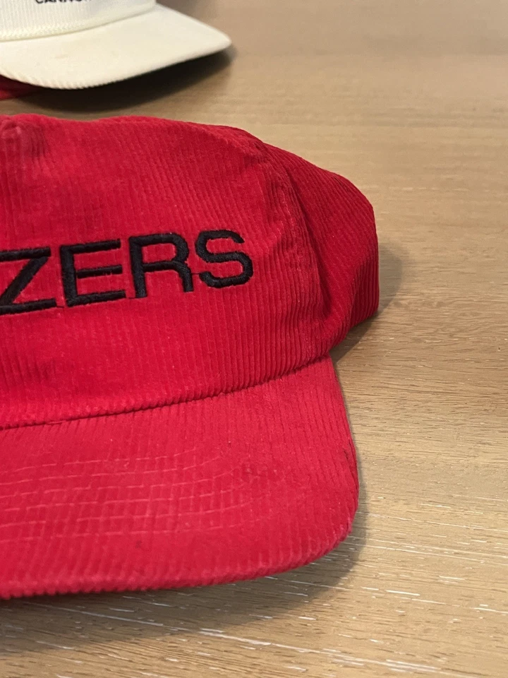Chapéu Snapback Vintage Portland Trailblazers Veludo Vermelho  - Imagem 4 de 4
