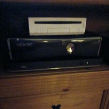 Microsoft Xbox 360 Slim 250GB Black Console with Power Brick, HDMI