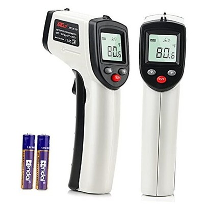 Non-Contact Digital Laser Infrared Thermometer, -58 ~ 752  ( -50 ~400°C Gray