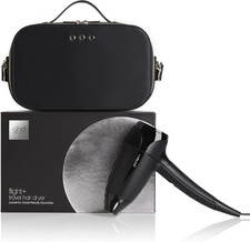 Ghd Flight+ Asciugacapelli - Asciugacapelli Da Viaggio Con Pochette (Nero)