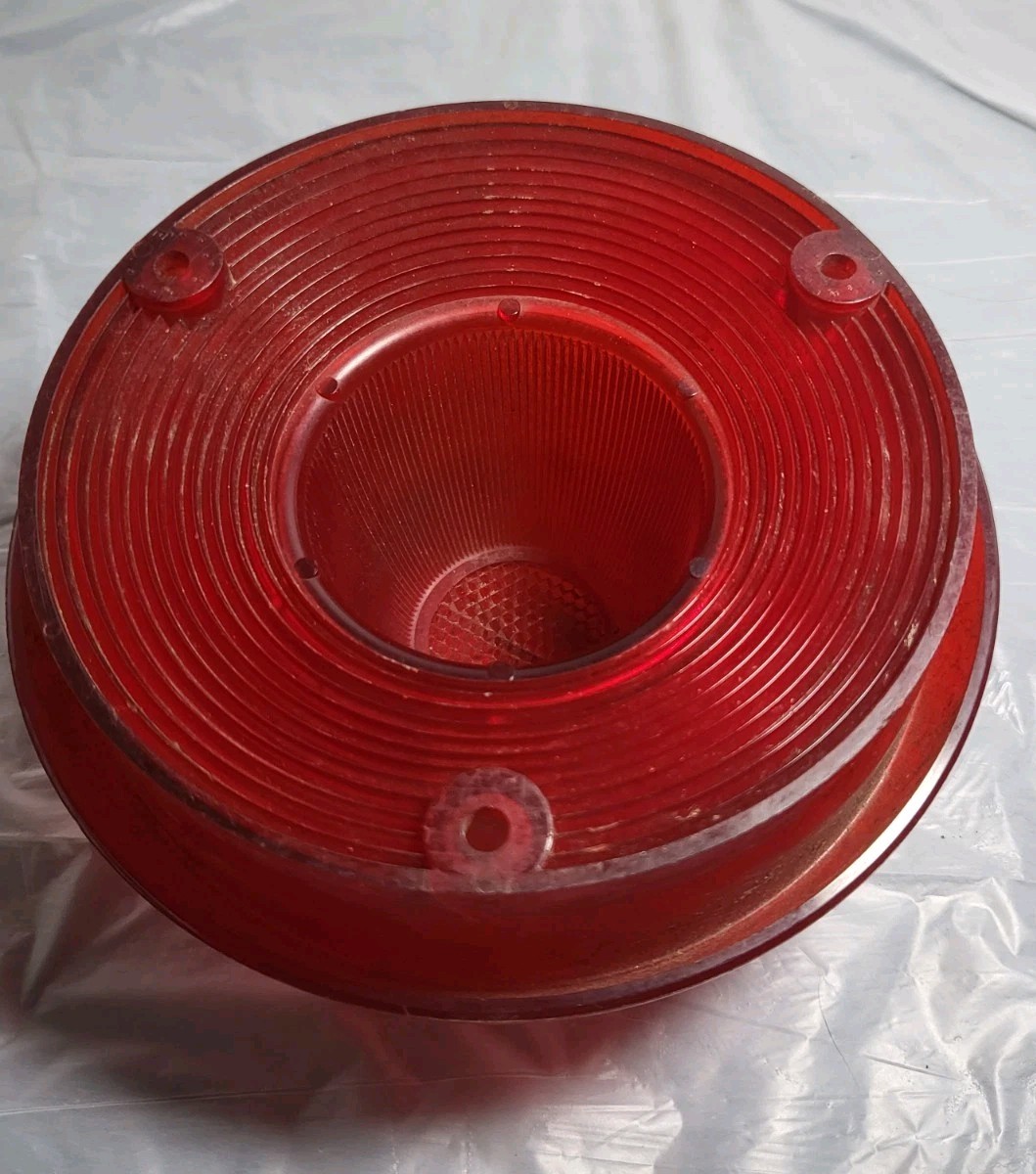 PAIR OEM 1953 1954 Ford by Stimsonite Tail Stop Directional Light Lens FRST-53