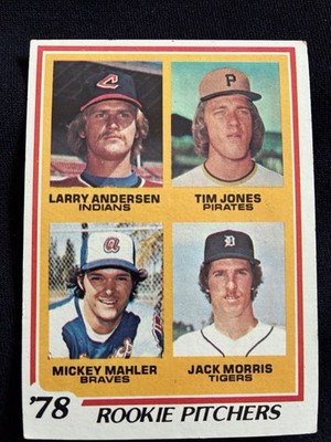 1978 Topps Rookie Pitchers Jack Morris, Larry Andersen, Tim Jones #703 (RC)