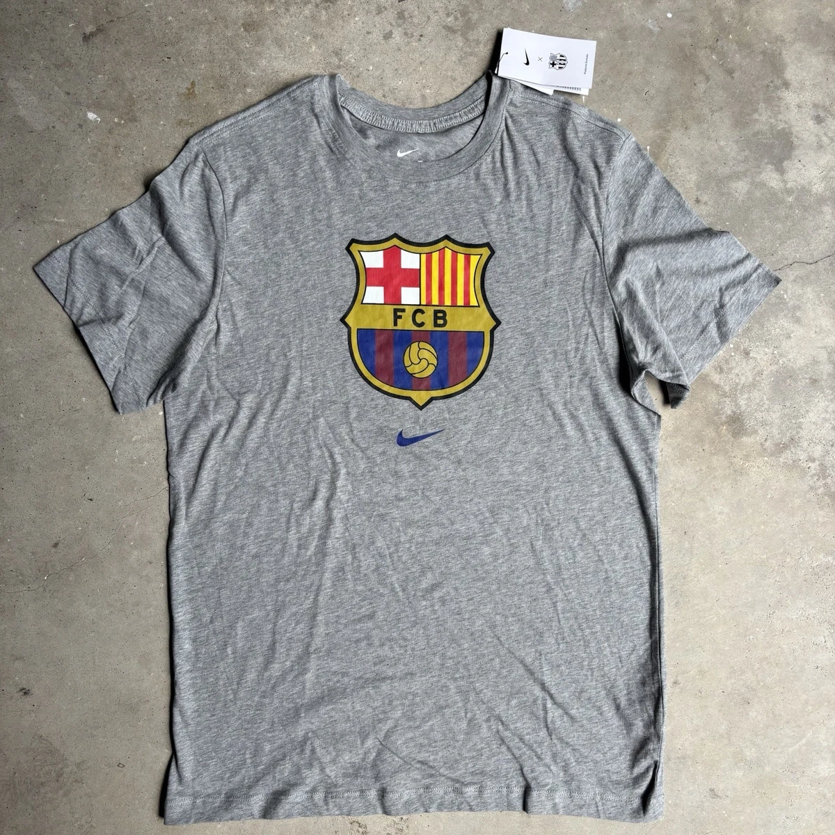 25+ FC Barcelona Gray International Club Soccer Fan Shirts for