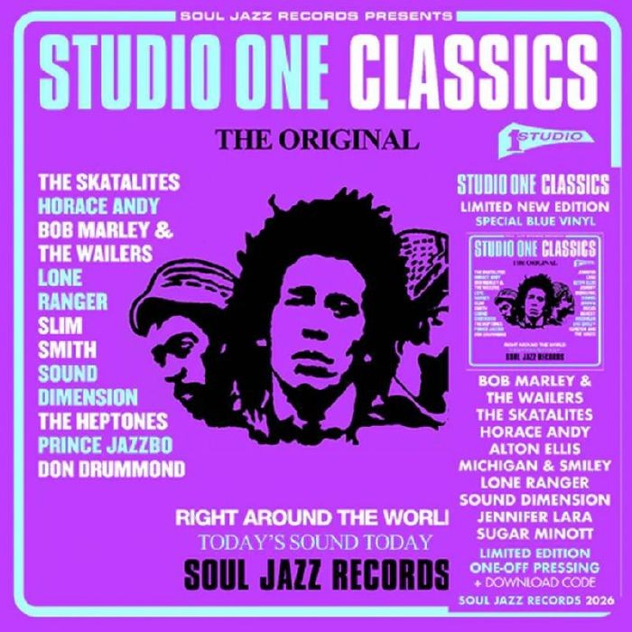 VARIOUS/SOUL JAZZ - Studio One Classics (reissue) - BLUE VINYL 2XLP