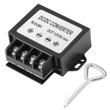 9-36V to 12V 3A 36W DC Converter IP67- Dustproof Voltage Converter with Screw...