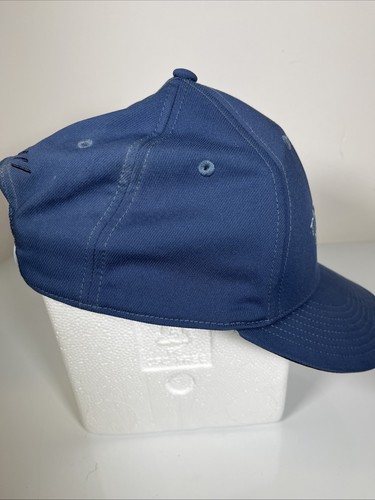 TaylorMade Golf 2021 Flat Bill Stretch Snapback Adjustable Hat Cap Dark Blue - Picture 4 of 8