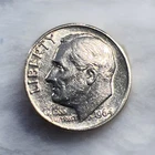 1964-D Roosevelt Dime 90% Silver US Coin 10c   Ten 10 Cents 1964