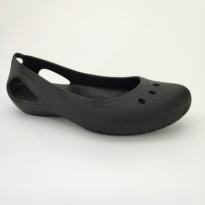 Crocs Kadee Women's Size 8 US Croslite Black Ballet Flats Casual